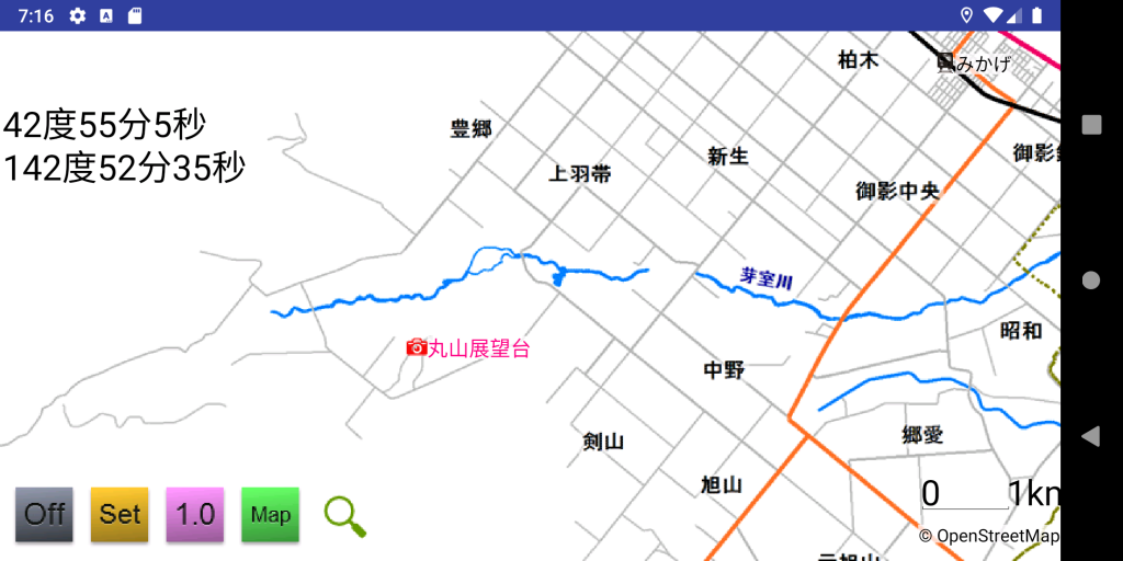 清水丸山展望台地図