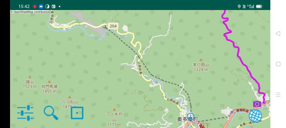 日原川地図