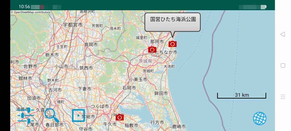 茨城県観光名所地図