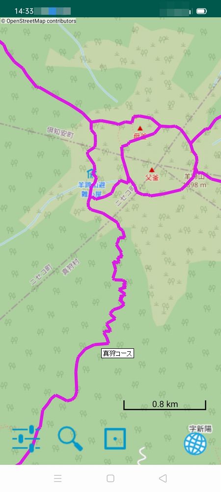 羊蹄山地図2