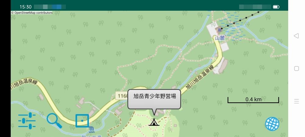 大雪山キャンプ場地図3