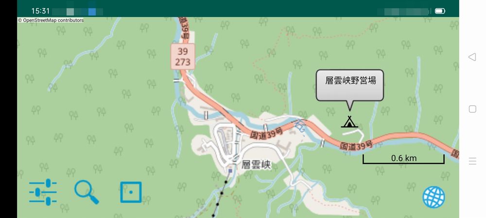 大雪山キャンプ場地図4