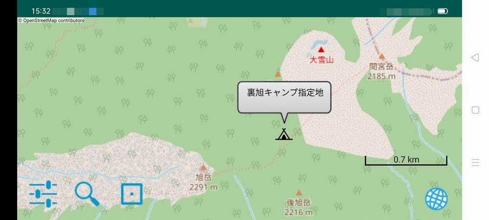 大雪山キャンプ場地図7